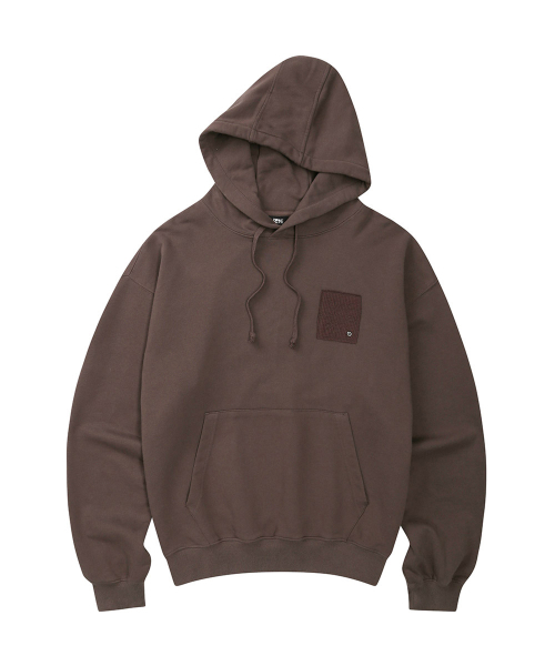 DESIRED（デシレッド）の「ゴシックワッフルアップリケフードTシャツ-FESK5105B08（パーカー・レディース・ブラウン・MEDIUM/LARGE/X-LARGE）」の2枚目の写真