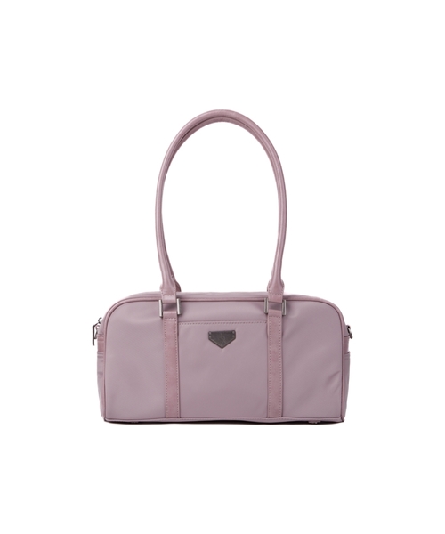 LEATHERY（レザリー）の「ボストンナイロンショルダーバッグ [4COLOR]（ショルダーバッグ・レディース・ブラック系/ブラック/シルバーグレー/ピンク・FREE）」の4枚目の写真