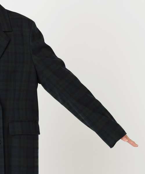 JOURNAL STANDARD relume(ジャーナルスタンダード レリューム)の「チェックテーラードジャケット(テーラードジャケット・レディース・ネイビー/ブラウン・38/36)」の21枚目の写真