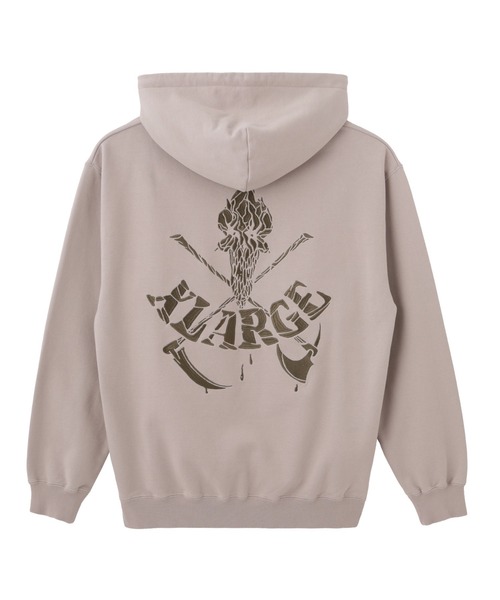 XLARGE（エクストララージ）の「FEAR HOODED SWEATSHIRT（パーカー・メンズ・ベージュ/ピンク/ブラック・S/XL/L/M）」の9枚目の写真