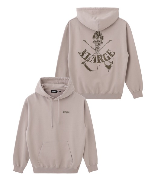 XLARGE（エクストララージ）の「FEAR HOODED SWEATSHIRT（パーカー・メンズ・ベージュ/ピンク/ブラック・S/XL/L/M）」の6枚目の写真
