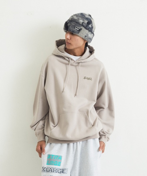 XLARGE（エクストララージ）の「FEAR HOODED SWEATSHIRT（パーカー・メンズ・ベージュ/ピンク/ブラック・S/XL/L/M）」の7枚目の写真