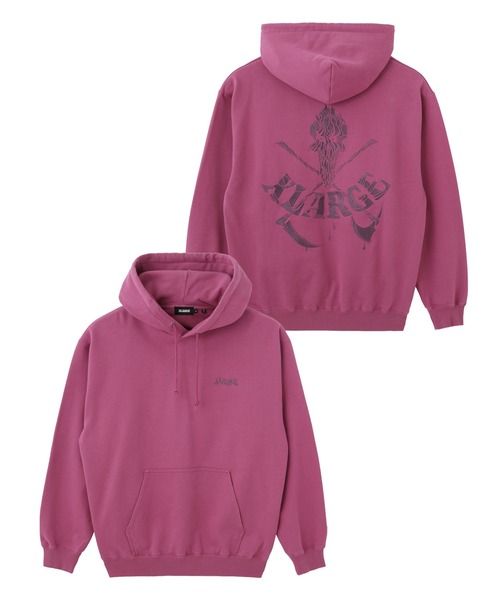 XLARGE（エクストララージ）の「FEAR HOODED SWEATSHIRT（パーカー・メンズ・ベージュ/ピンク/ブラック・S/XL/L/M）」の5枚目の写真