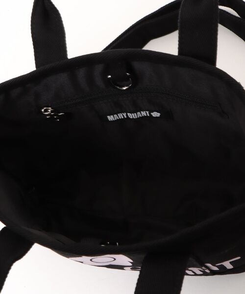 MARY QUANT（マリークワント）の「ペイントロゴキャンバス 2WAYミニトート（トートバッグ・レディース・ボルドー/ブラック・FREE）」の21枚目の写真