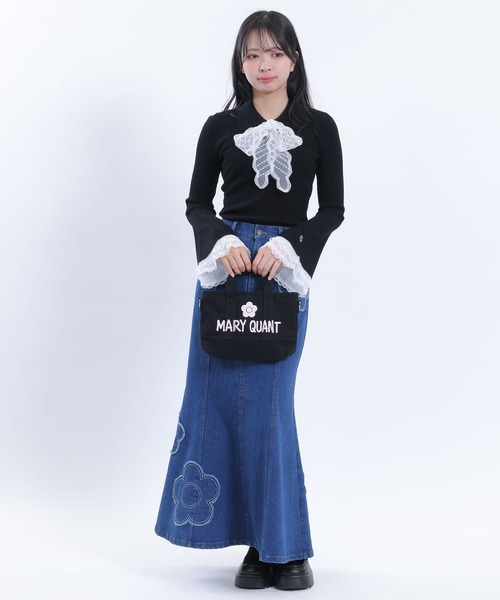 MARY QUANT（マリークワント）の「ペイントロゴキャンバス 2WAYミニトート（トートバッグ・レディース・ボルドー/ブラック・FREE）」の10枚目の写真
