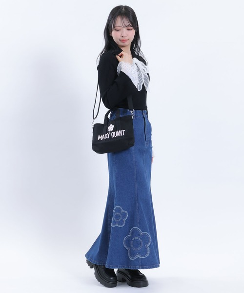 MARY QUANT（マリークワント）の「ペイントロゴキャンバス 2WAYミニトート（トートバッグ・レディース・ボルドー/ブラック・FREE）」の11枚目の写真