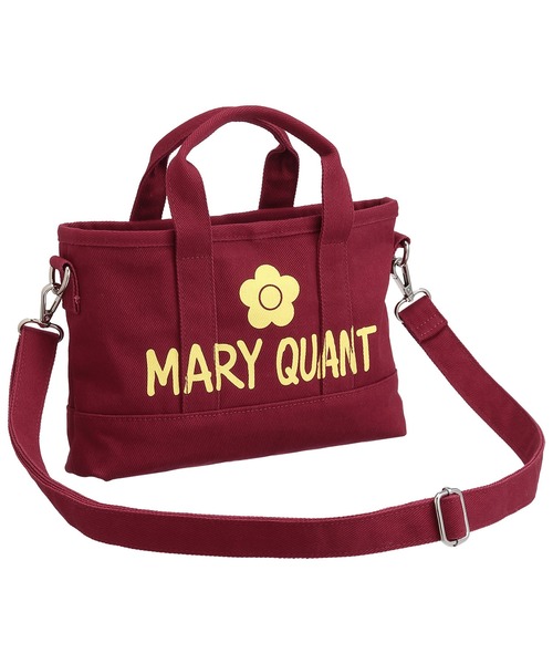 MARY QUANT（マリークワント）の「ペイントロゴキャンバス 2WAYミニトート（トートバッグ・レディース・ボルドー/ブラック・FREE）」の12枚目の写真