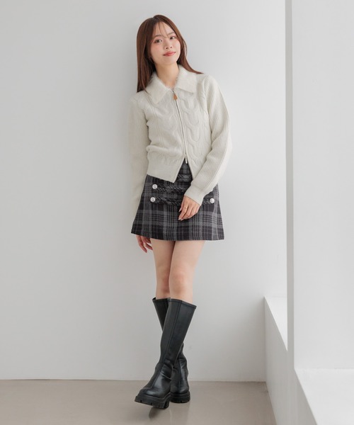 Heather(ヘザー)の「ナポレオンタイトミニスカート 1094289(スカート・レディース・ブラウン系その他/アイボリー・M/S)」の21枚目の写真