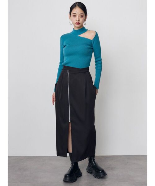 MURUA(ムルーア)の「【WEB限定】スニーカーソールミドルブーツ(ブーツ・レディース・ブラック・24.5/23.5/22.5)」の3枚目の写真