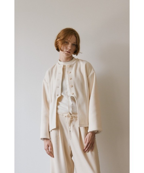 Muel Chic(ミュエルシック)の「Yaren blouson ヤレンブルゾン(ブルゾン・レディース・オフホワイト/ブラウン/ブラック・FREE)」の16枚目の写真