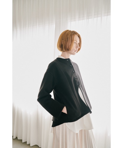 Muel Chic(ミュエルシック)の「Yaren blouson ヤレンブルゾン(ブルゾン・レディース・オフホワイト/ブラウン/ブラック・FREE)」の19枚目の写真