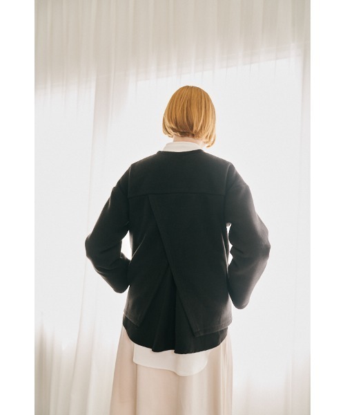 Muel Chic(ミュエルシック)の「Yaren blouson ヤレンブルゾン(ブルゾン・レディース・オフホワイト/ブラウン/ブラック・FREE)」の20枚目の写真