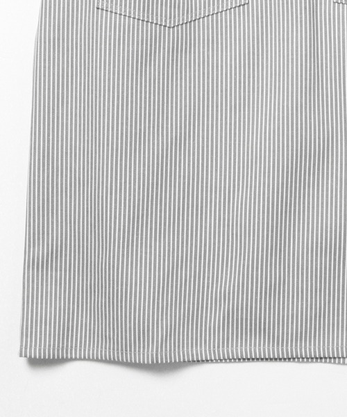 BEAMS(ビームス)の「BEN DAVIS / ハーフジップシャツ(シャツ/ブラウス・メンズ・グレー/ネイビー・MEDIUM/LARGE)」の9枚目の写真