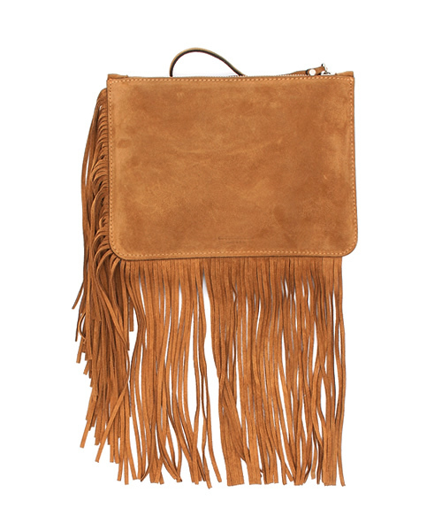 GIANNI CHIARINI（ジャンニ キアリーニ）の「GIANNI CHIARINI / FRINGE CLUTCH SUEDE（クラッチバッグ・レディース・ブラウン・FREE）」の3枚目の写真