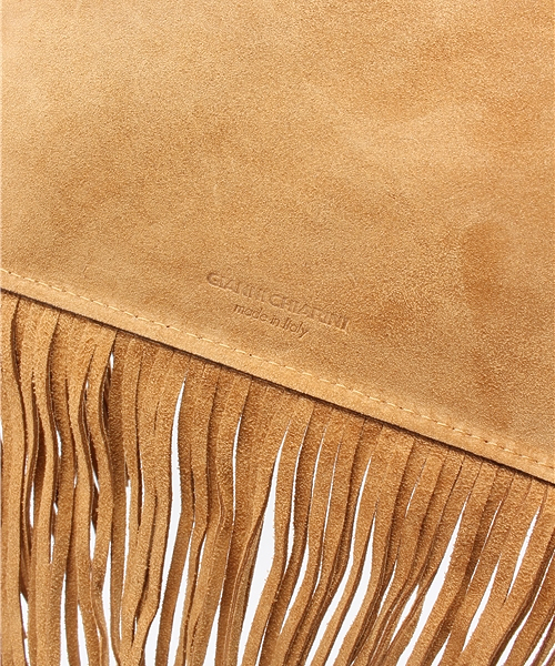 GIANNI CHIARINI（ジャンニ キアリーニ）の「GIANNI CHIARINI / FRINGE CLUTCH SUEDE（クラッチバッグ・レディース・ブラウン・FREE）」の6枚目の写真