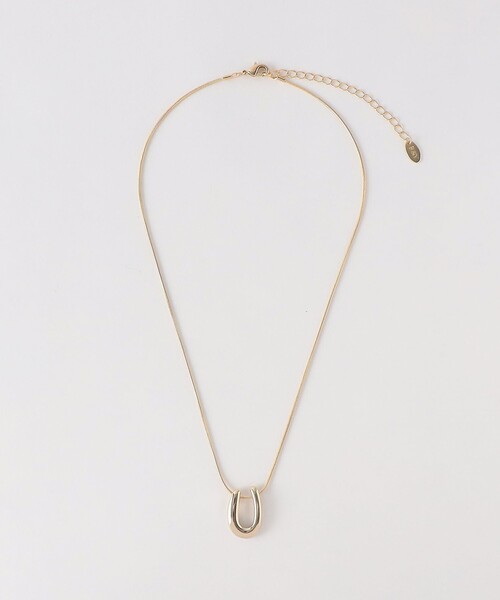 BEAUTY&YOUTH UNITED ARROWS（ビューティーアンドユースユナイテッドアローズ）の「Uモチーフ チェーン ネックレス（ネックレス・レディース・シルバー/ゴールド・FREE）」の18枚目の写真