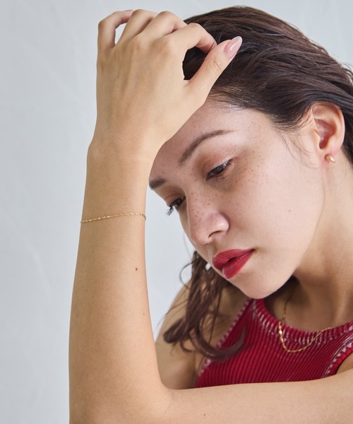 JUPITER(ジュピター)の「【K10】チェーンブレスレット<全長15+3㎝><動画あり>(ブレスレット・レディース・ゴールド・FREE)」の11枚目の写真