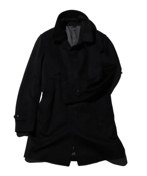 green label relaxing（グリーンレーベルリラクシング）の「Ｗ/CA ステンカラーコート  glri（ステンカラーコート・メンズ・ブラック/グレー/ネイビー・SMALL/MEDIUM/LARGE/X-LARGE）」の3枚目の写真