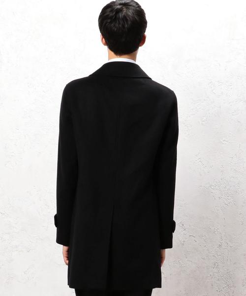 green label relaxing（グリーンレーベルリラクシング）の「Ｗ/CA ステンカラーコート  glri（ステンカラーコート・メンズ・ブラック/グレー/ネイビー・X-LARGE/LARGE/MEDIUM/SMALL）」の11枚目の写真