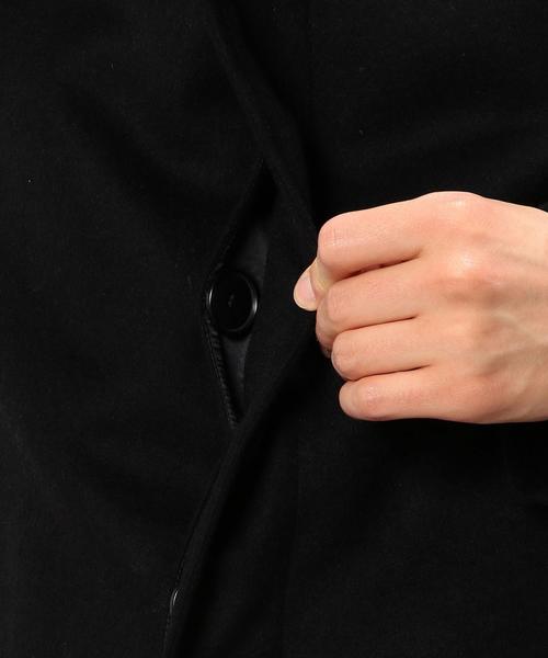 green label relaxing（グリーンレーベルリラクシング）の「Ｗ/CA ステンカラーコート  glri（ステンカラーコート・メンズ・ブラック/グレー/ネイビー・X-LARGE/LARGE/MEDIUM/SMALL）」の7枚目の写真