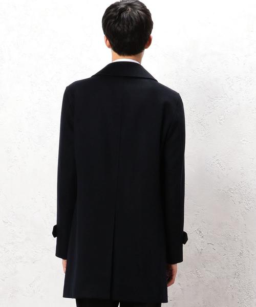 green label relaxing（グリーンレーベルリラクシング）の「Ｗ/CA ステンカラーコート  glri（ステンカラーコート・メンズ・ブラック/グレー/ネイビー・X-LARGE/LARGE/MEDIUM/SMALL）」の8枚目の写真