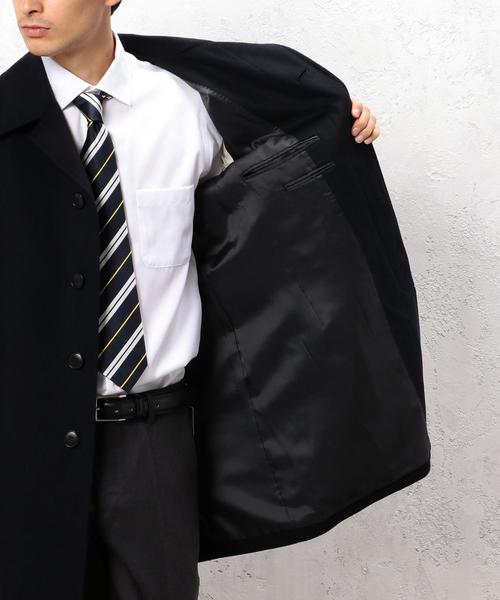 green label relaxing（グリーンレーベルリラクシング）の「Ｗ/CA ステンカラーコート  glri（ステンカラーコート・メンズ・ブラック/グレー/ネイビー・X-LARGE/LARGE/MEDIUM/SMALL）」の9枚目の写真