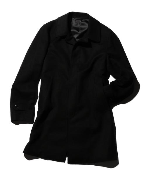 green label relaxing（グリーンレーベルリラクシング）の「Ｗ/CA ステンカラーコート  glri（ステンカラーコート・メンズ・ブラック/グレー/ネイビー・SMALL/MEDIUM/LARGE/X-LARGE）」の5枚目の写真