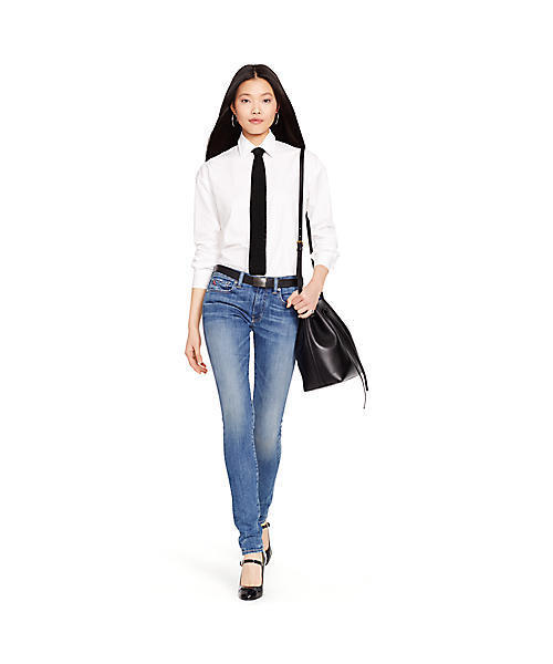 POLO RALPH LAUREN（ポロ ラルフ ローレン）の「リラックスド クラシック コットン シャツ（シャツ/ブラウス・レディース・ホワイト・8/6/4/2/0）」の2枚目の写真