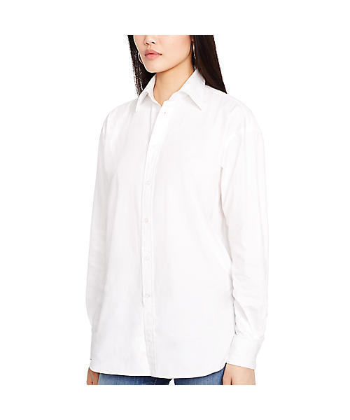 POLO RALPH LAUREN（ポロ ラルフ ローレン）の「リラックスド クラシック コットン シャツ（シャツ/ブラウス・レディース・ホワイト・8/6/4/2/0）」の4枚目の写真