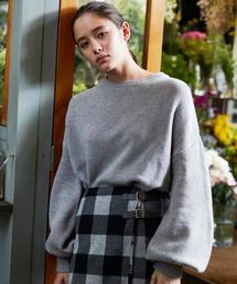 green label relaxing | KC W ソデ　ボリューム POニット(ニット/セーター)