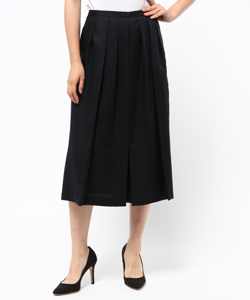 22 OCTOBRE（ヴァンドゥ－オクトーブル）の「【STORY 11月号掲載】プリーツスカウチョ（その他パンツ・レディース・ベージュ/ネイビー/ブルー・40/38/36）」の14枚目の写真