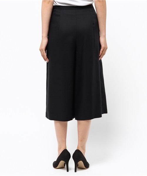 22 OCTOBRE（ヴァンドゥ－オクトーブル）の「【STORY 11月号掲載】プリーツスカウチョ（その他パンツ・レディース・ベージュ/ネイビー/ブルー・40/38/36）」の6枚目の写真