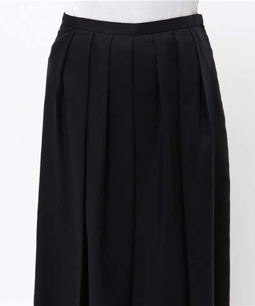 22 OCTOBRE（ヴァンドゥ－オクトーブル）の「【STORY 11月号掲載】プリーツスカウチョ（その他パンツ・レディース・ベージュ/ネイビー/ブルー・40/38/36）」の7枚目の写真