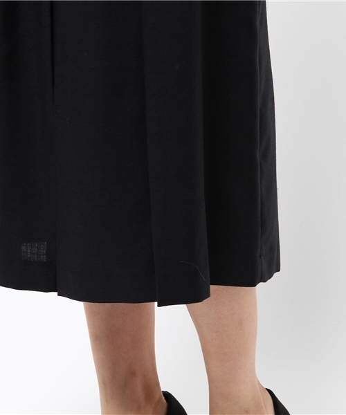 22 OCTOBRE（ヴァンドゥ－オクトーブル）の「【STORY 11月号掲載】プリーツスカウチョ（その他パンツ・レディース・ベージュ/ネイビー/ブルー・40/38/36）」の9枚目の写真