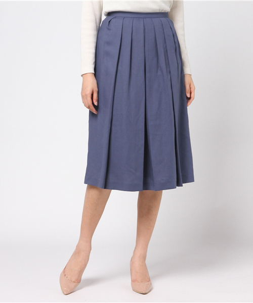 22 OCTOBRE（ヴァンドゥ－オクトーブル）の「【STORY 11月号掲載】プリーツスカウチョ（その他パンツ・レディース・ベージュ/ネイビー/ブルー・40/38/36）」の16枚目の写真