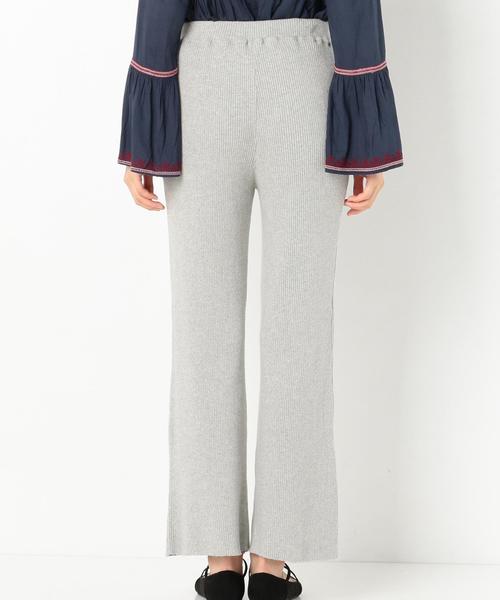 Another Edition（アナザーエディション）の「コットンリブパンツ/AEBC C RIB PT（その他パンツ・レディース・ライトグレー/ベージュ/レッド・FREE）」の10枚目の写真
