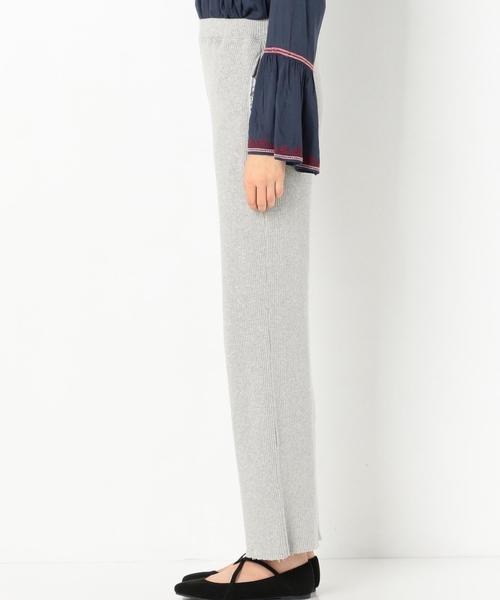 Another Edition（アナザーエディション）の「コットンリブパンツ/AEBC C RIB PT（その他パンツ・レディース・ライトグレー/ベージュ/レッド・FREE）」の12枚目の写真