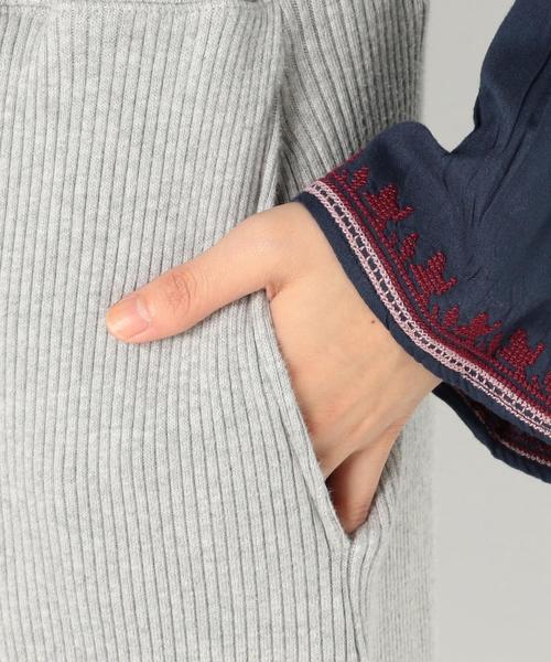 Another Edition（アナザーエディション）の「コットンリブパンツ/AEBC C RIB PT（その他パンツ・レディース・ライトグレー/ベージュ/レッド・FREE）」の15枚目の写真