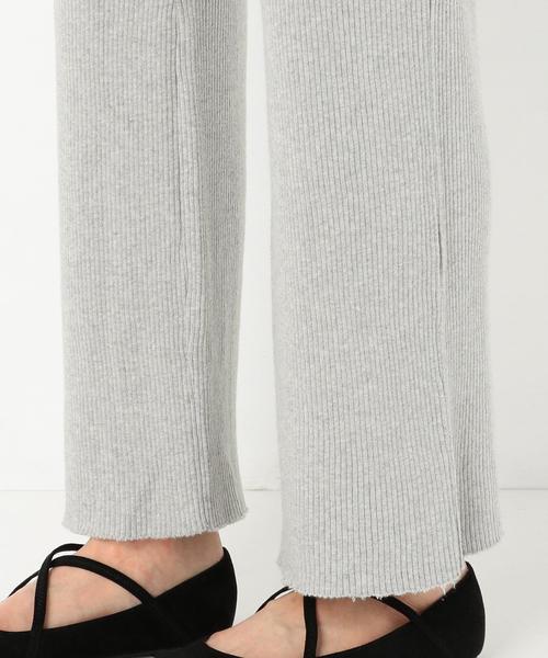 Another Edition（アナザーエディション）の「コットンリブパンツ/AEBC C RIB PT（その他パンツ・レディース・ライトグレー/ベージュ/レッド・FREE）」の4枚目の写真