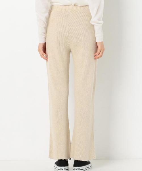 Another Edition（アナザーエディション）の「コットンリブパンツ/AEBC C RIB PT（その他パンツ・レディース・ライトグレー/ベージュ/レッド・FREE）」の6枚目の写真