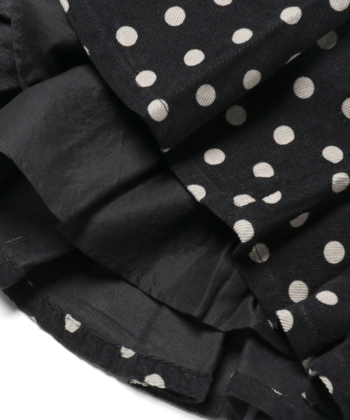 COMECHATTO&CLOSET(カムチャットアンドクロゼット)の「コーデュロイフレアスカート(スカート・キッズ・ネイビー/ブラック/アイボリー・110/130/90/100/120)」の4枚目の写真