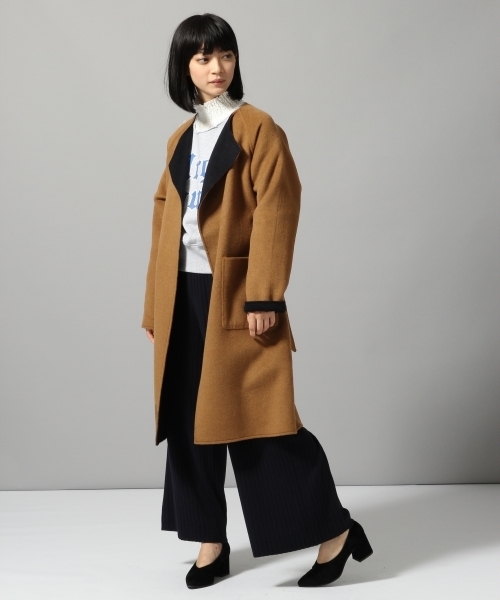 HARE（ハレ）の「リブニットパンツ(HARE)（その他パンツ・レディース・グレー/ネイビー・FREE）」の5枚目の写真