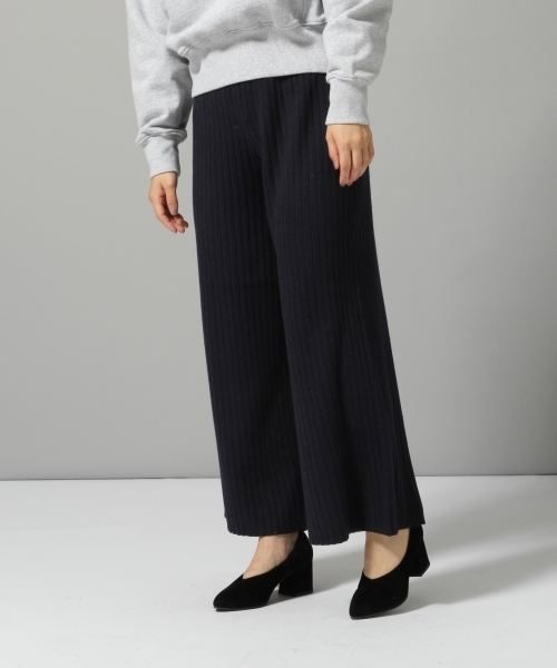 HARE（ハレ）の「リブニットパンツ(HARE)（その他パンツ・レディース・グレー/ネイビー・FREE）」の6枚目の写真