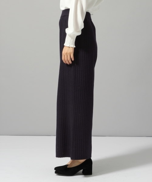 HARE（ハレ）の「リブニットパンツ(HARE)（その他パンツ・レディース・グレー/ネイビー・FREE）」の7枚目の写真