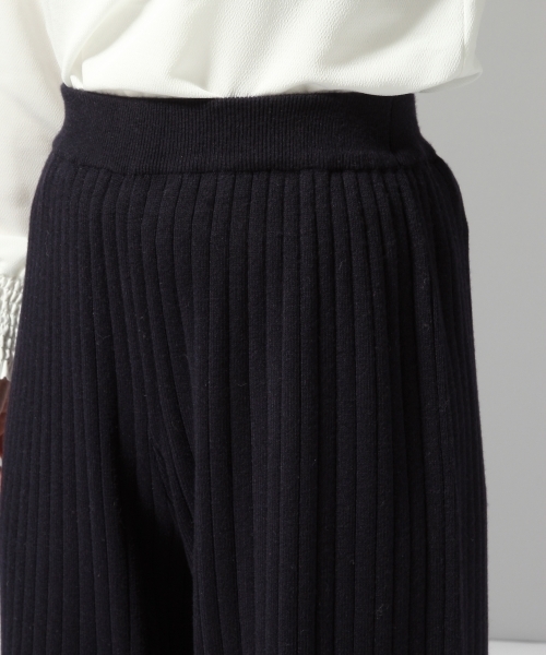 HARE（ハレ）の「リブニットパンツ(HARE)（その他パンツ・レディース・グレー/ネイビー・FREE）」の9枚目の写真