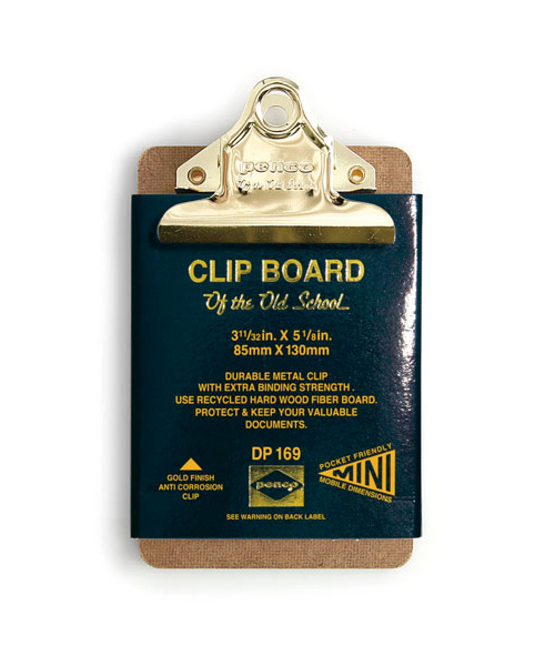 PENCO（ペンコ）の「penco ペンコ クリップボード O/S バインダー 用箋挟 ゴールド ミニ（ステーショナリー・レディース・その他・FREE）」の7枚目の写真