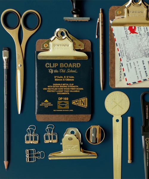 PENCO（ペンコ）の「penco ペンコ クリップボード O/S バインダー 用箋挟 ゴールド ミニ（ステーショナリー・レディース・その他・FREE）」の8枚目の写真