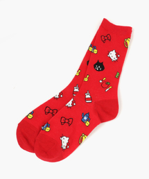 にゃー | (L)にゃーとカラフルキティソックス(ソックス/靴下)