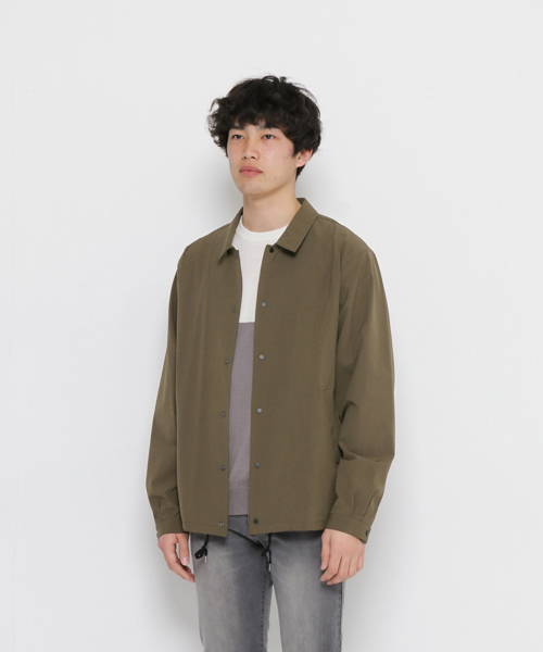 SENSE OF PLACE by URBAN RESEARCH（センスオブプレイスバイアーバンリサーチ）の「4WAYコーチジャケット（その他アウター・メンズ・ブラック/カーキ・LARGE/MEDIUM）」の4枚目の写真