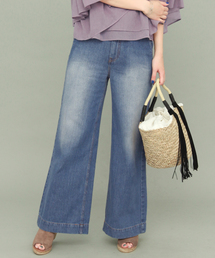 KBF+ | KBF+ フレアワイドデニムパンツ(その他パンツ)